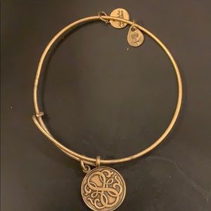Gold Alex and Ani bracelet